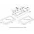 Мойка Paulmark Next-multi sink 74 uni PM787445-LG, светлое золото Мойка Paulmark Next-multi sink 74 uni PM787445-LG, светлое золото
