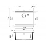 Мойка Omoikiri Kitagawa 57-WH Artceramic/белый (4993303)