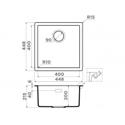 Мойка Omoikiri Yamakawa 45-Integra-GR Artceramic/leningrad grey (4997252)