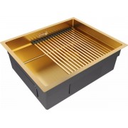 Мойка Paulmark Next-pro 54 uni PM705445-BG, брашированное золото