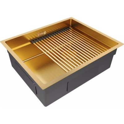 Мойка Paulmark Next-pro 54 uni PM705445-BG, брашированное золото Мойка Paulmark Next-pro 54 uni PM705445-BG, брашированное золото