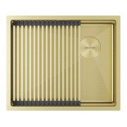 Мойка Paulmark Next-pro 54 uni PM705445-LG, светлое золото