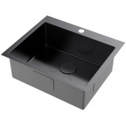 Мойка Omoikiri Akisame 59-GM нерж. сталь/вороненая сталь (4973096)