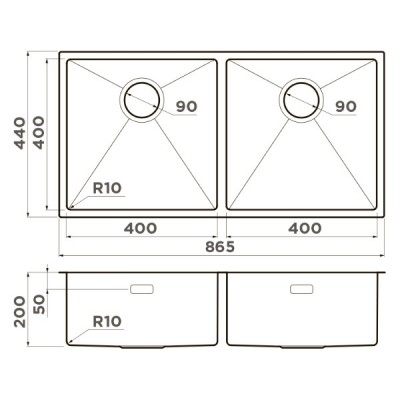 Мойка Omoikiri Taki 86-2-U/IF-IN нерж. сталь/нержавеющая сталь (4993791) Мойка Omoikiri Taki 86-2-U/IF-IN нерж. сталь/нержавеющая сталь (4993791)