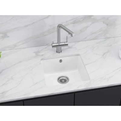 Мойка Kuchenstern SUBKERAM 45 кристальный белый Мойка Kuchenstern SUBKERAM 45 кристальный белый