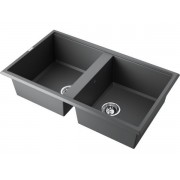 Мойка Omoikiri Tedori 86-2-PL Tetogranit/платина (4993931)