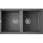 Мойка Omoikiri Tedori 86-2-PL Tetogranit/платина (4993931)