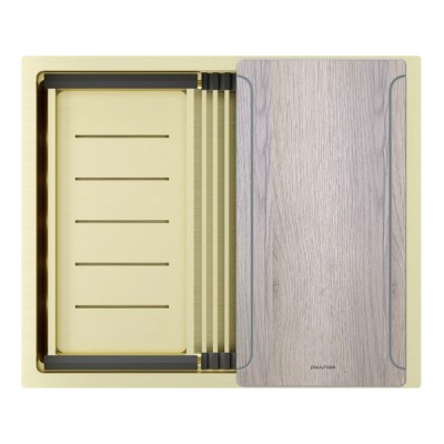 Мойка Paulmark Next-multi sink 54 uni PM785445-LG, светлое золото Мойка Paulmark Next-multi sink 54 uni PM785445-LG, светлое золото