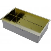 Мойка Omoikiri Taki 74-U/IF Side-L-LG нерж. сталь/светлое золото (4997472)