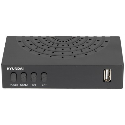 Цифровой ресивер DVB-T2 Hyundai H-DVB440 черный Цифровой ресивер DVB-T2 Hyundai H-DVB440 черный