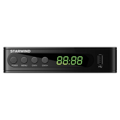 Цифровой ресивер DVB-T2 STARWIND CT-200 черный Цифровой ресивер DVB-T2 STARWIND CT-200 черный