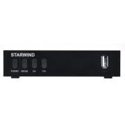 Цифровой ресивер DVB-T2 STARWIND CT-220 черный