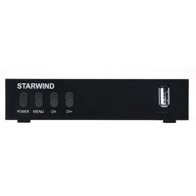 Цифровой ресивер DVB-T2 STARWIND CT-220 черный Цифровой ресивер DVB-T2 STARWIND CT-220 черный