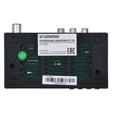 Цифровой ресивер DVB-T2 STARWIND CT-220 черный Цифровой ресивер DVB-T2 STARWIND CT-220 черный