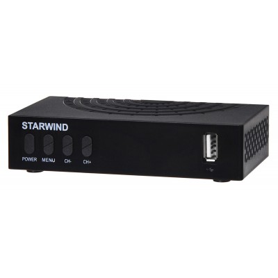 Цифровой ресивер DVB-T2 STARWIND CT-220 черный Цифровой ресивер DVB-T2 STARWIND CT-220 черный