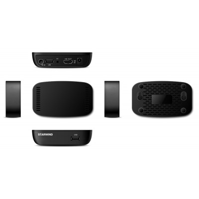 Цифровой ресивер DVB-T2 STARWIND CT-160 черный Цифровой ресивер DVB-T2 STARWIND CT-160 черный