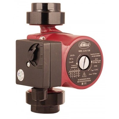 Насос циркуляционный Jemix UPS 32/60 130 с гайками (с кабелем и вилкой) Насос циркуляционный Jemix UPS 32/60 130 с гайками (с кабелем и вилкой)