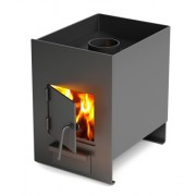 Печь банная ТМФ Двушечка антрацит