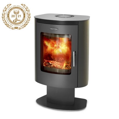 Отопительная печь ТМФ Визиера черная бронза 150 Отопительная печь ТМФ Визиера черная бронза 150