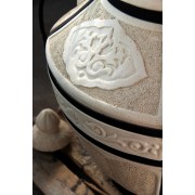 Тандыр Амфора Аладдин с откидной крышкой (в комплекте со стойкой под крышку и подставкой под тандыр)