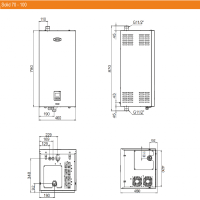 Электрокотел ZOTA SOLID 100 Электрокотел ZOTA SOLID 100