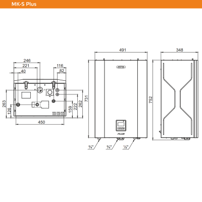 Электрокотел ZOTA MK-S Plus 12 Электрокотел ZOTA MK-S Plus 12