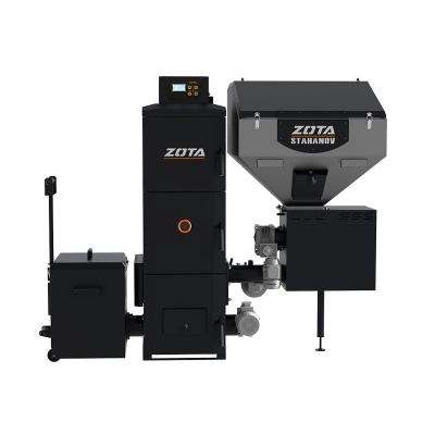 Пеллетный котел ZOTA Stahanov Black 20кВт 2S-400 Пеллетный котел ZOTA Stahanov Black 20кВт 2S-400