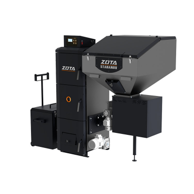 Пеллетный котел ZOTA Stahanov Black 20кВт 2S-400 Пеллетный котел ZOTA Stahanov Black 20кВт 2S-400