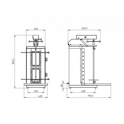 Шаверма газовая Ф2ШмГ (с мотором/у) Grill Master Шаверма газовая Ф2ШмГ (с мотором/у) Grill Master